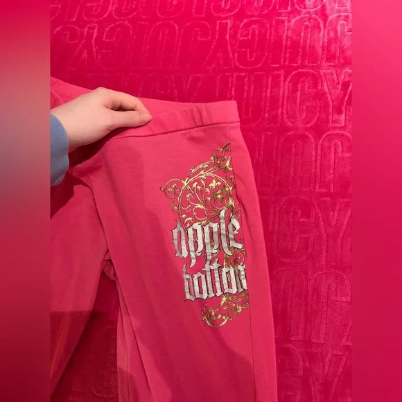 Apple Bottom Pink Flare sweatpant / leggings - Picture 8 of 10